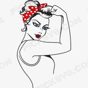 Strong Girl Bow Svg - Miscellaneous SVG