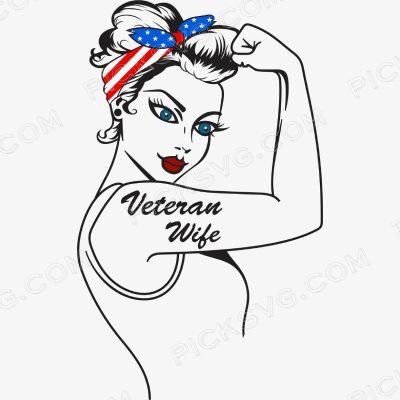 Rosie The Riveter Veteran Wife Svg Rosie The Riveter Veteran Wife Svg - Miscellaneous SVG