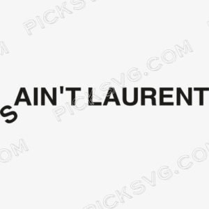 Saint Laurent Black Svg - Yves Saint Laurent Logo Svg