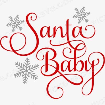 Santa Baby Christmas Santa Baby Christmas Svg - Miscellaneous SVG