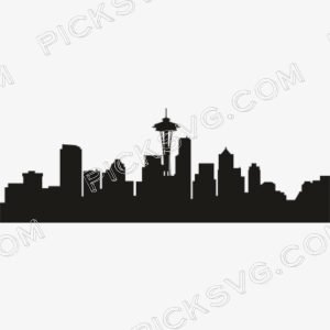 Seattle Tower Svg - Sports Logos