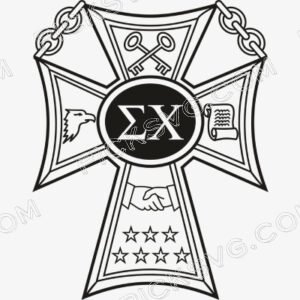 Sigma Chi Badge Svg - Fraternity Sorority