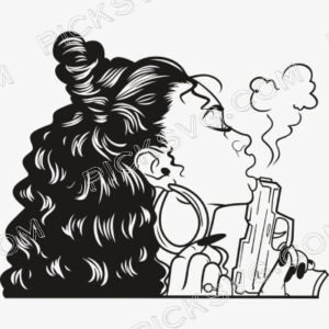 Street Urban Girl Afro Goddess Svg - Miscellaneous SVG