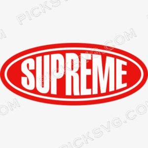 Supreme Patch Svg