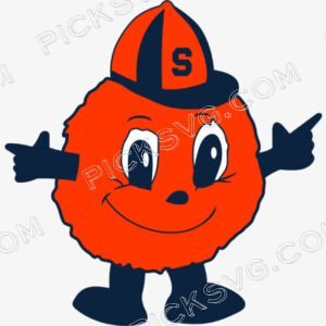 Syracuse Otto The Orange Svg - Sports Logos