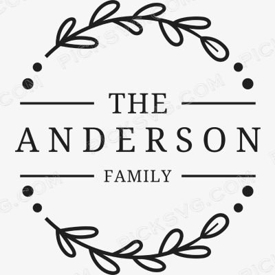The Anderson Family The Anderson Family Svg - Miscellaneous SVG