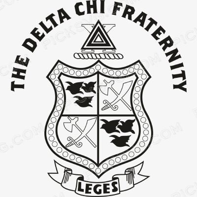 The Delta Chi Fraternity Black The Delta Chi Fraternity Black Svg - Fraternity Sorority