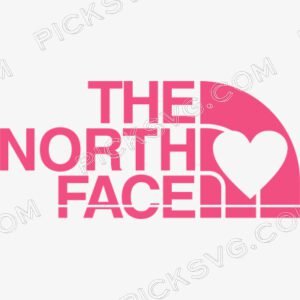 The North Face Heart Svg - Brands Logos SVG