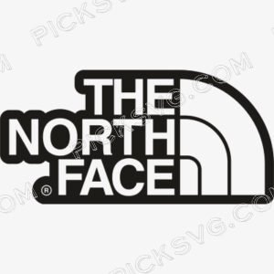 The North Face Outline Svg - Brands Logos SVG