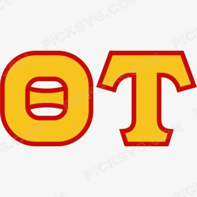 Theta Tau Greek Theta Tau Greek Svg - Greek Letters
