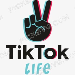 Tiktok Life Hand Svg - Miscellaneous SVG