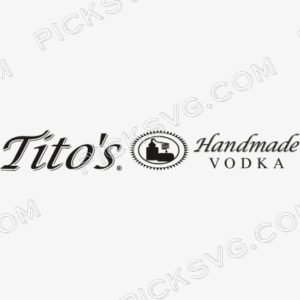 Titos Handmade Vodka Black Svg - Brands Logos SVG