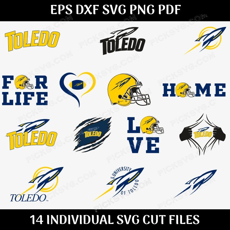Toledo Rockets Bundle Svg Toledo Rockets Bundle Svg