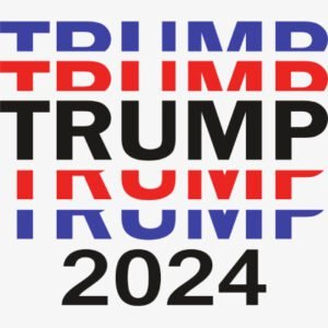 Trump 2024 Letter Svg - Patriotic And Flags