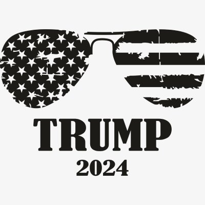 Trump 2024 Sunglasses Svg Trump 2024 Sunglasses Svg - Patriotic And Flags