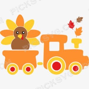 Turkey Train Thanksgiving Svg - Miscellaneous SVG