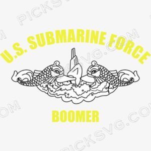 US Navy Submarine Force Boomer Svg - Patriotic And Flags