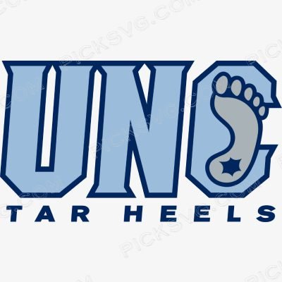 Unc Tar Heels Unc Tar Heels Svg - Sports Logos