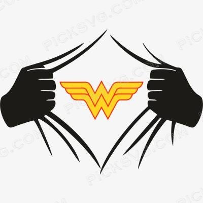 Under Woman Cuttable Design Wonder Woman Cuttable Design Svg - Miscellaneous SVG
