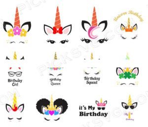 Unicorn Bundle Svg - Design Bundle SVG