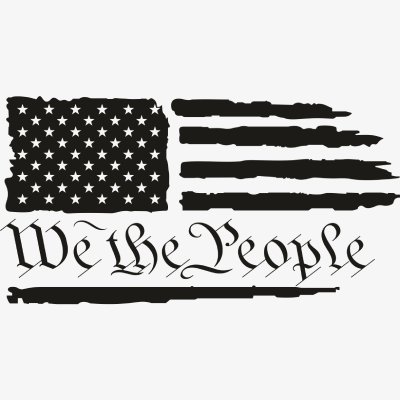 We the People Drip Flag Black Svg We the People Drip Flag Black Svg - Patriotic And Flags