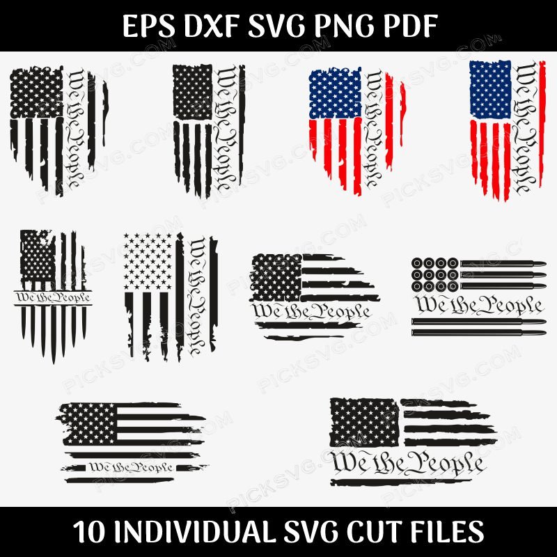We the People Flag Svg We the People Flag Svg - Design Bundle SVG