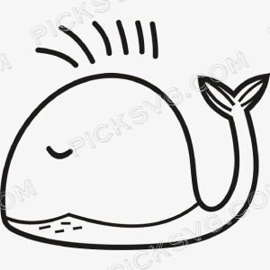 Whale Fish Svg