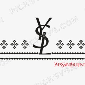 Ysl Saint Laurent Svg - Yves Saint Laurent Logo Svg