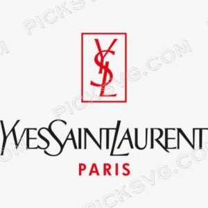 Ysl Yves Saint Laurent Paris Svg - Yves Saint Laurent Logo Svg