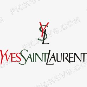 Ysl Yves Saint Laurent Svg - Yves Saint Laurent Logo Svg