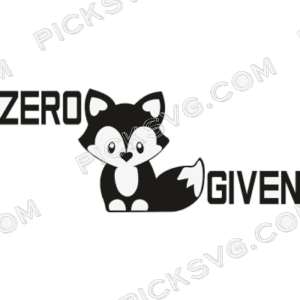 Zero Given Fox Svg - Fashion Brands SVG