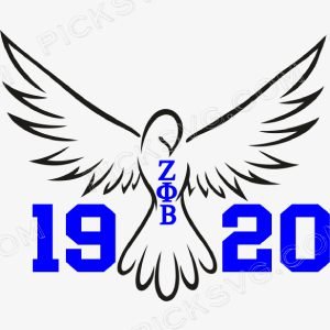 Zeta Phi Beta Dove 1920 Svg Zeta Phi Beta Dove 1920 Svg - Zeta phi beta Svg
