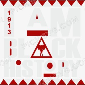 Delta I am Black History Svg - Fraternity Sorority