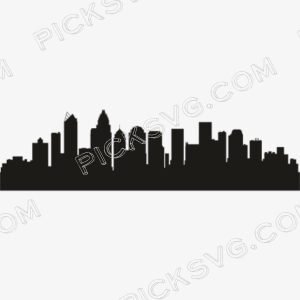 Carolina City Skyline Svg