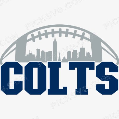 Colts Football City Skyline Svg Colts Football City Skyline Svg - Sports Logos