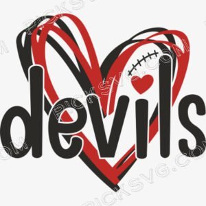 Devils Heart Svg