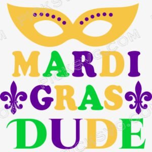 Mardi Gras Dude Svg