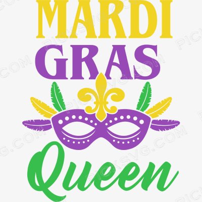 Mardi Gras Queen Svg - Miscellaneous SVG