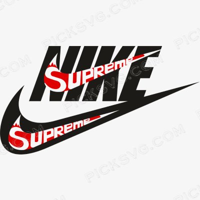 Nike Supreme Svg