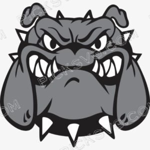 School Mascot Bulldog Svg - Sports Logos