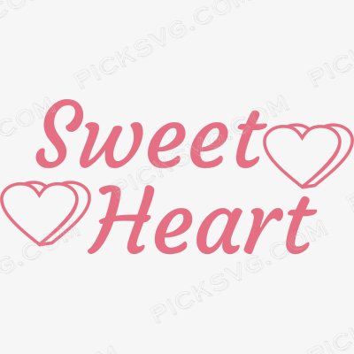 Sweet Heart Svg - Miscellaneous SVG
