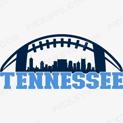 Tennessee Football City Skyline Svg Tennessee Football City Skyline Svg - Sports Logos