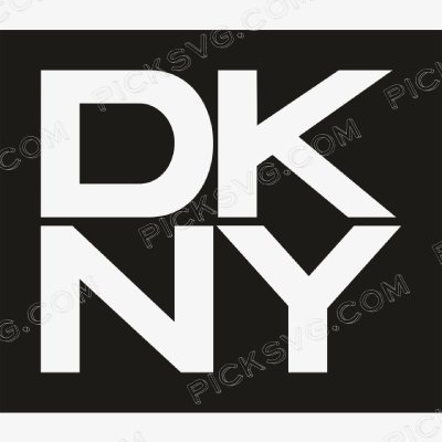 Dkny Black Rectangle Svg Dkny Black Svg - Fashion Brands SVG