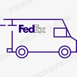 Fedex Mini Truck Svg - Brands Logos SVG