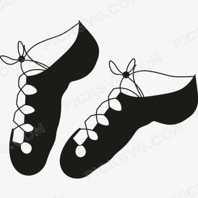 Irish Dance Soft Shoes Svg 1 Irish Dance Soft Shoes Svg - Miscellaneous SVG