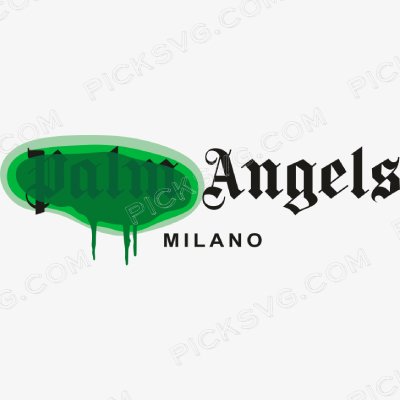 Palm Angels Milano Colour Svg Palm Angels Milano Svg - Fashion Brands SVG