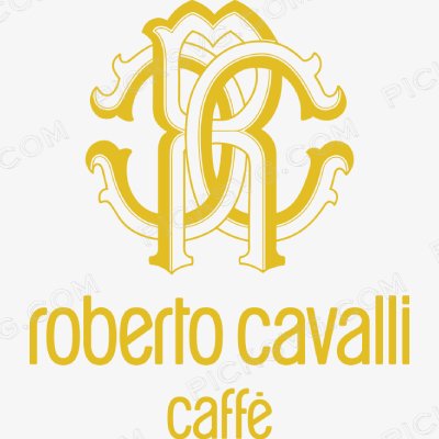 Roberto Cavalli Symbol Caffe Svg Gold Roberto Cavalli Svg - Fashion Brands SVG