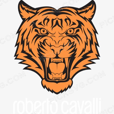 Roberto Cavalli Tiger Head Svg Roberto Cavalli Tiger Svg - Fashion Brands SVG