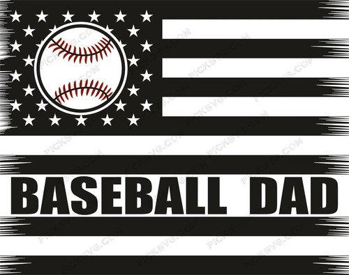 Baseball-Dad-Flag-Ball-Svg-1-scaled Baseball Dad Flag Ball SVG - Sports Logos