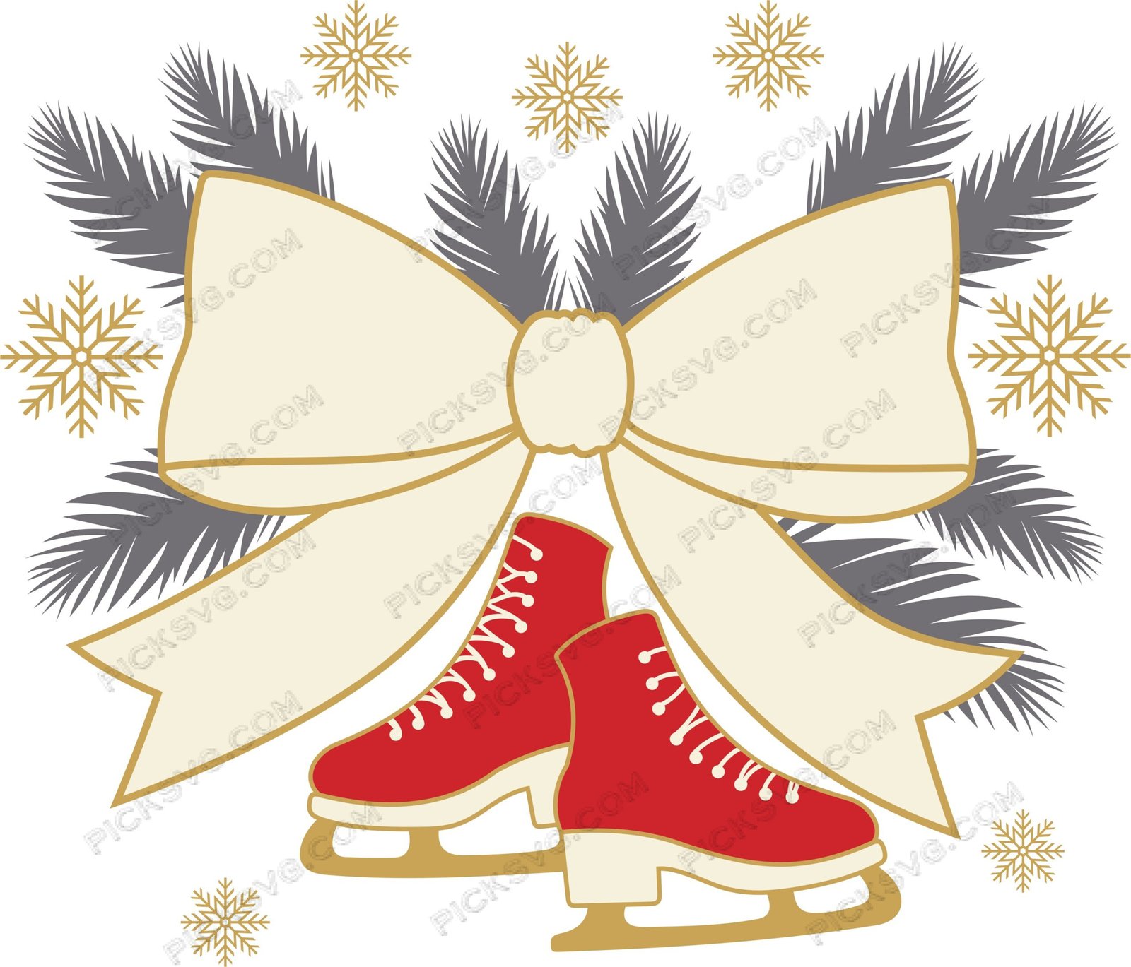 Christmas Skates Svg Christmas Skates SVG - Christmas SVG